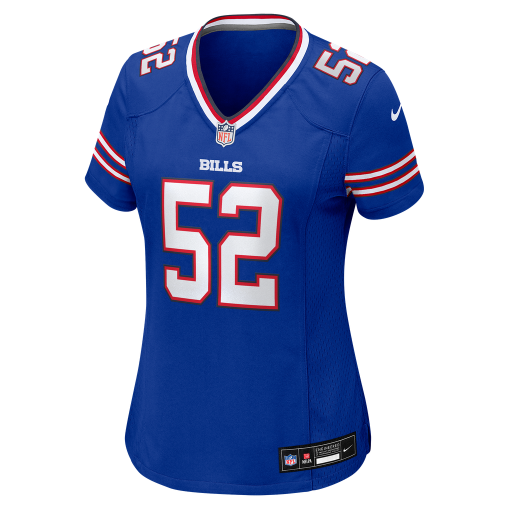 Women's Buffalo Bills Kaleb Elarms-Orr Nike  Royal Team Game Jersey - Image 7