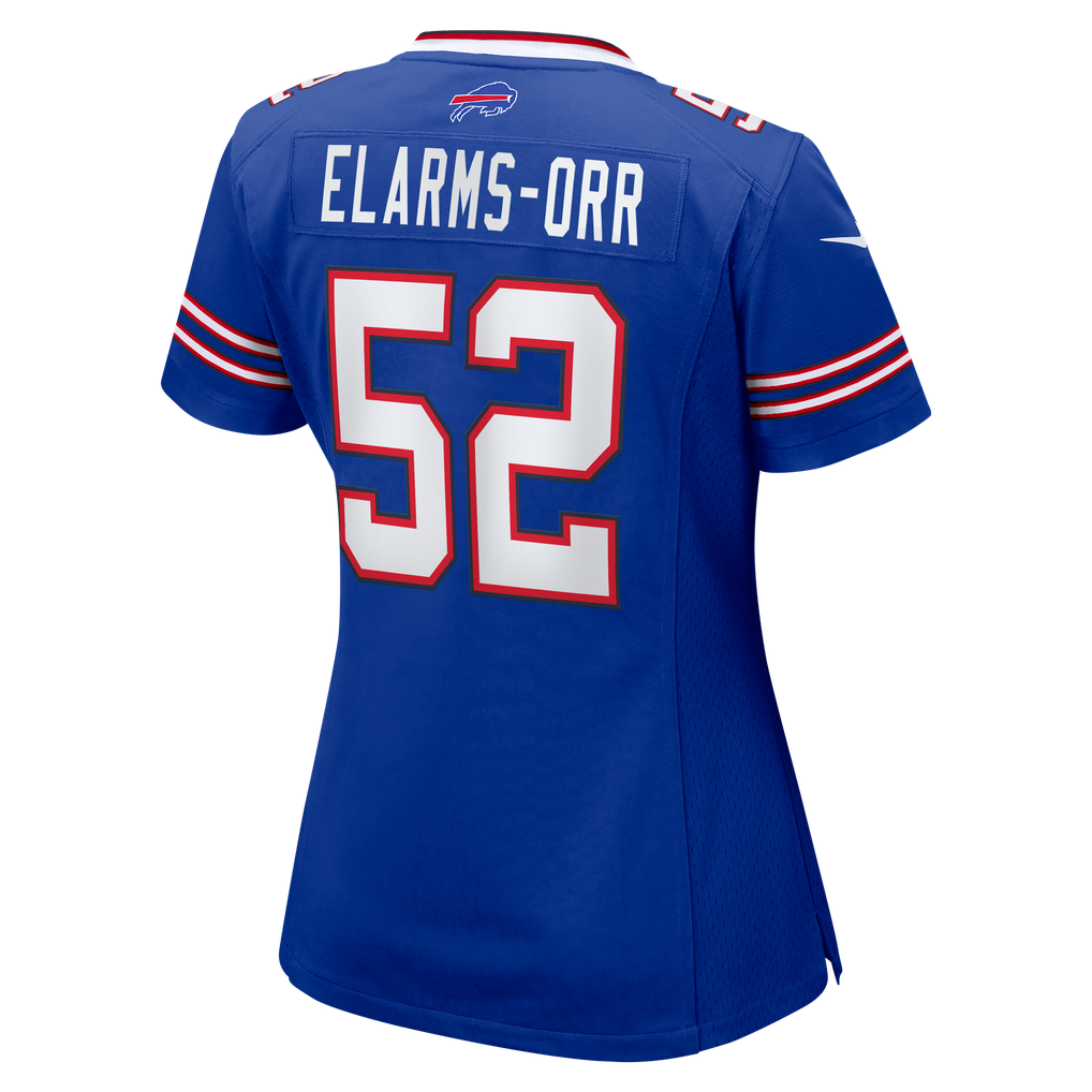 Women's Buffalo Bills Kaleb Elarms-Orr Nike  Royal Team Game Jersey - Image 8