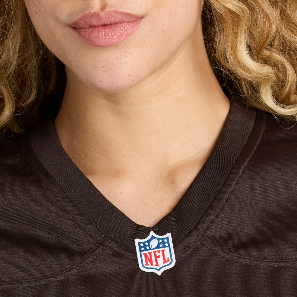 Women's Cleveland Browns Kalia Davis Nike Brown Team Game Jersey - Image 9