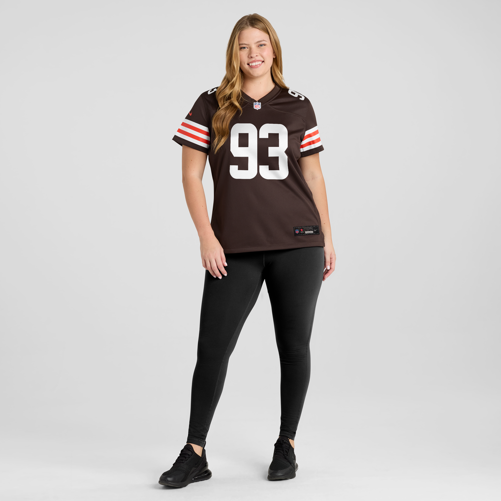 Women's Cleveland Browns Kalia Davis Nike Brown Team Game Jersey - Image 5