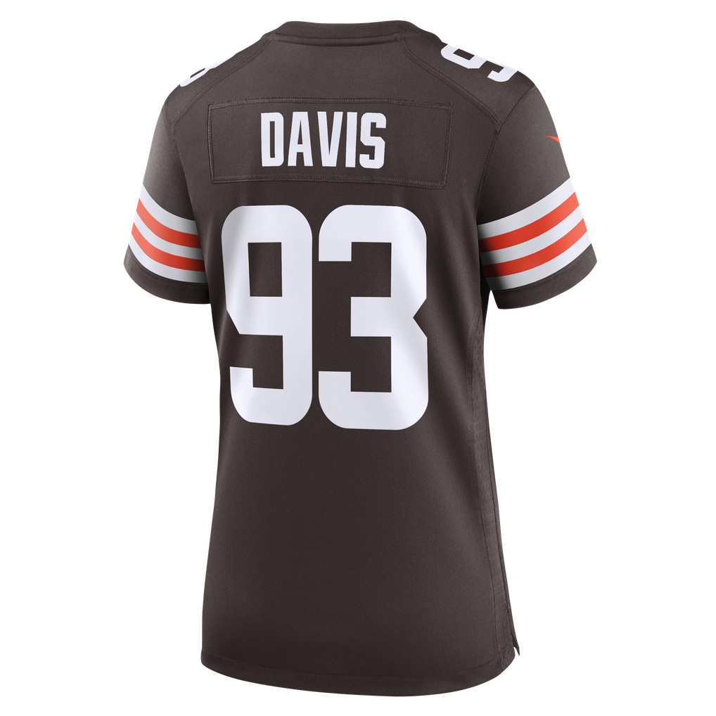 Women's Cleveland Browns Kalia Davis Nike Brown Team Game Jersey - Image 8