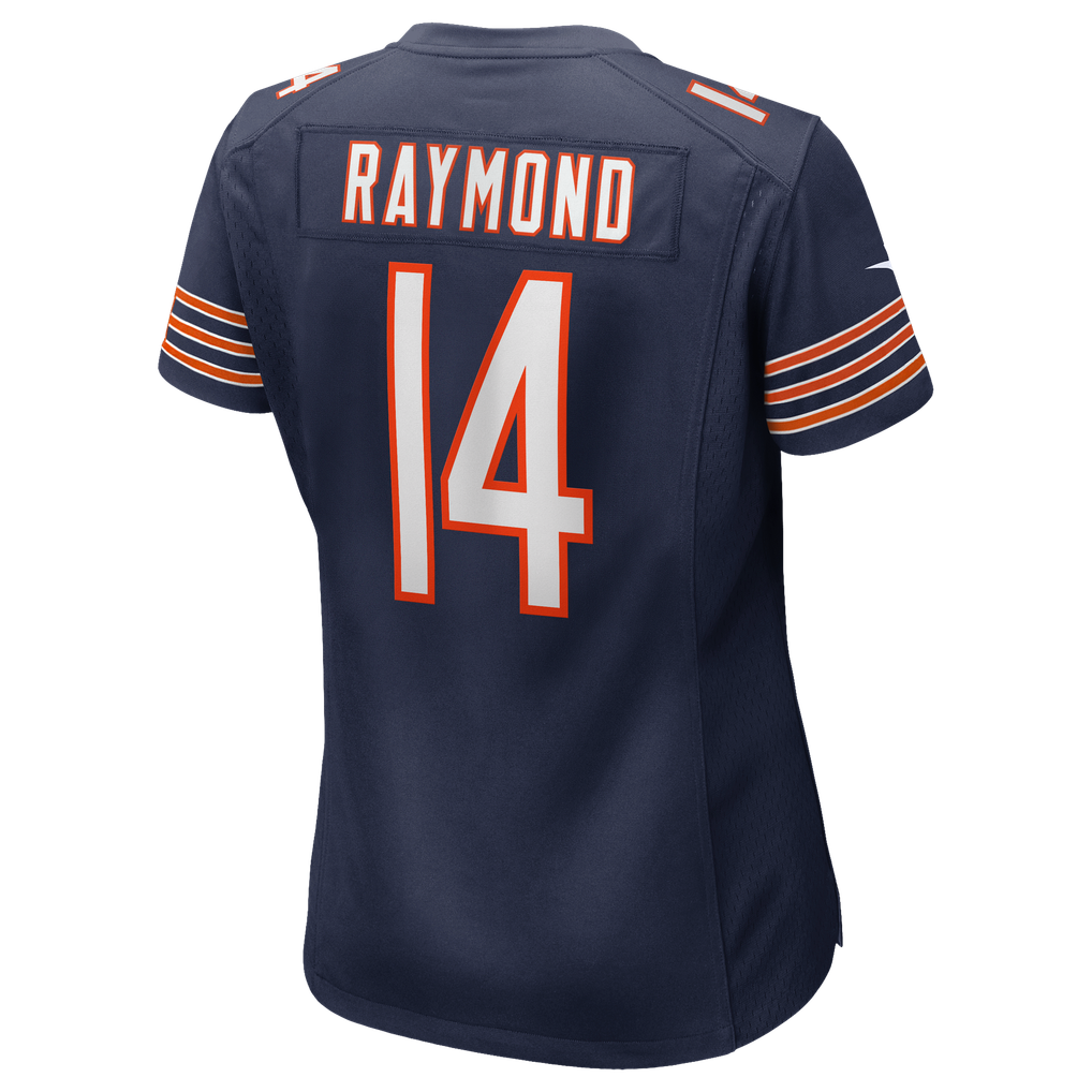 Women's Chicago Bears Kalif Raymond Nike Navy Team Game Jersey - Image 4