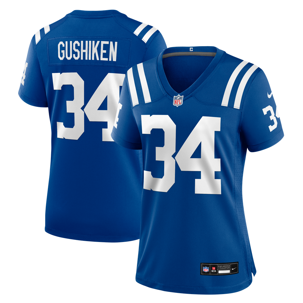 Women's Indianapolis Colts Kapena Gushiken Nike Royal Team Game Jersey - Image 2