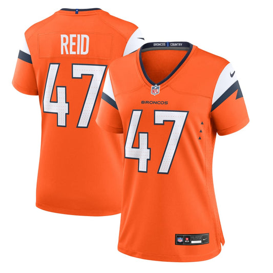 Women's Denver Broncos Karene Reid Nike  Orange Team Game Jersey - Image 1