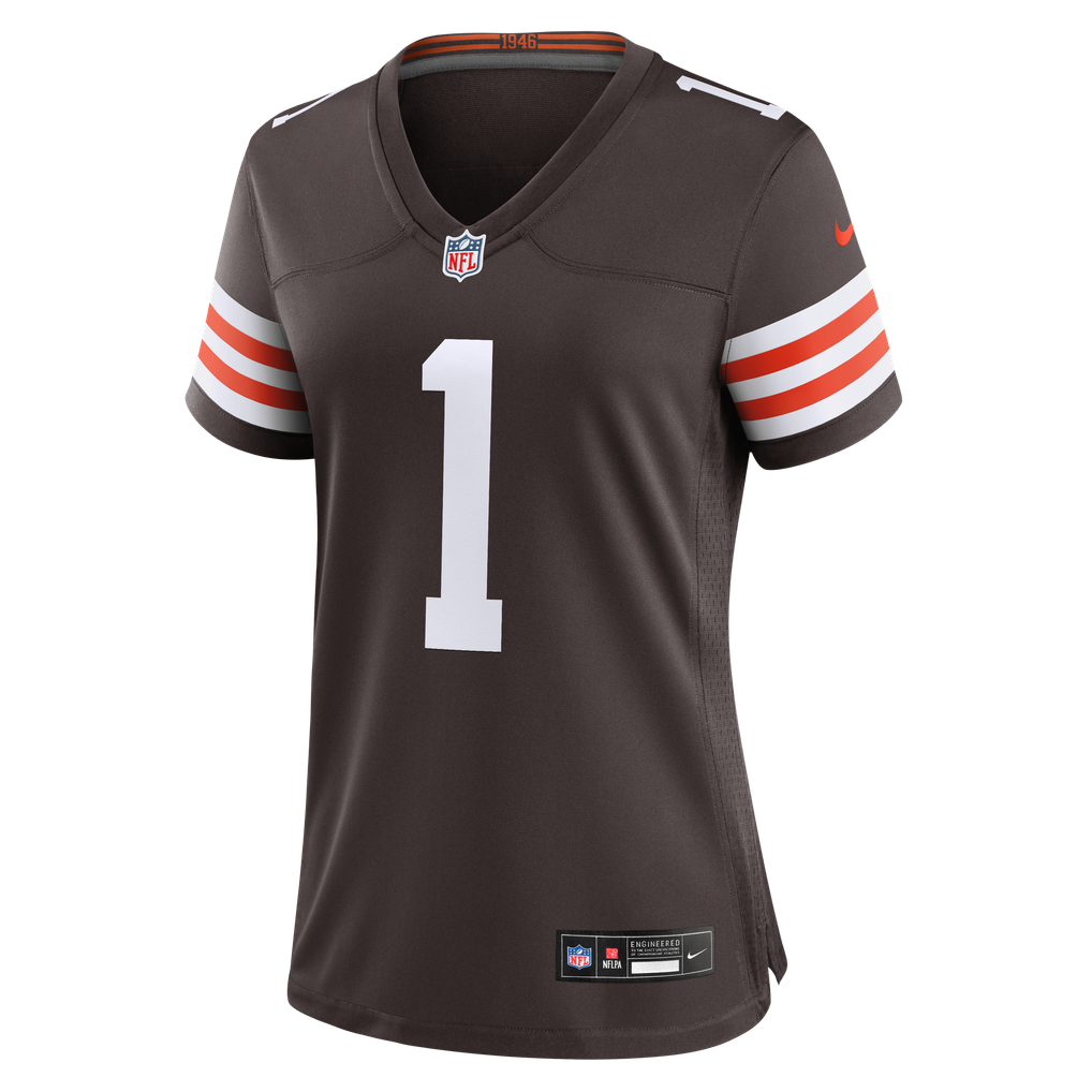 Women's Cleveland Browns KC Concepcion Jr. Nike Brown Team Game Jersey - Image 3