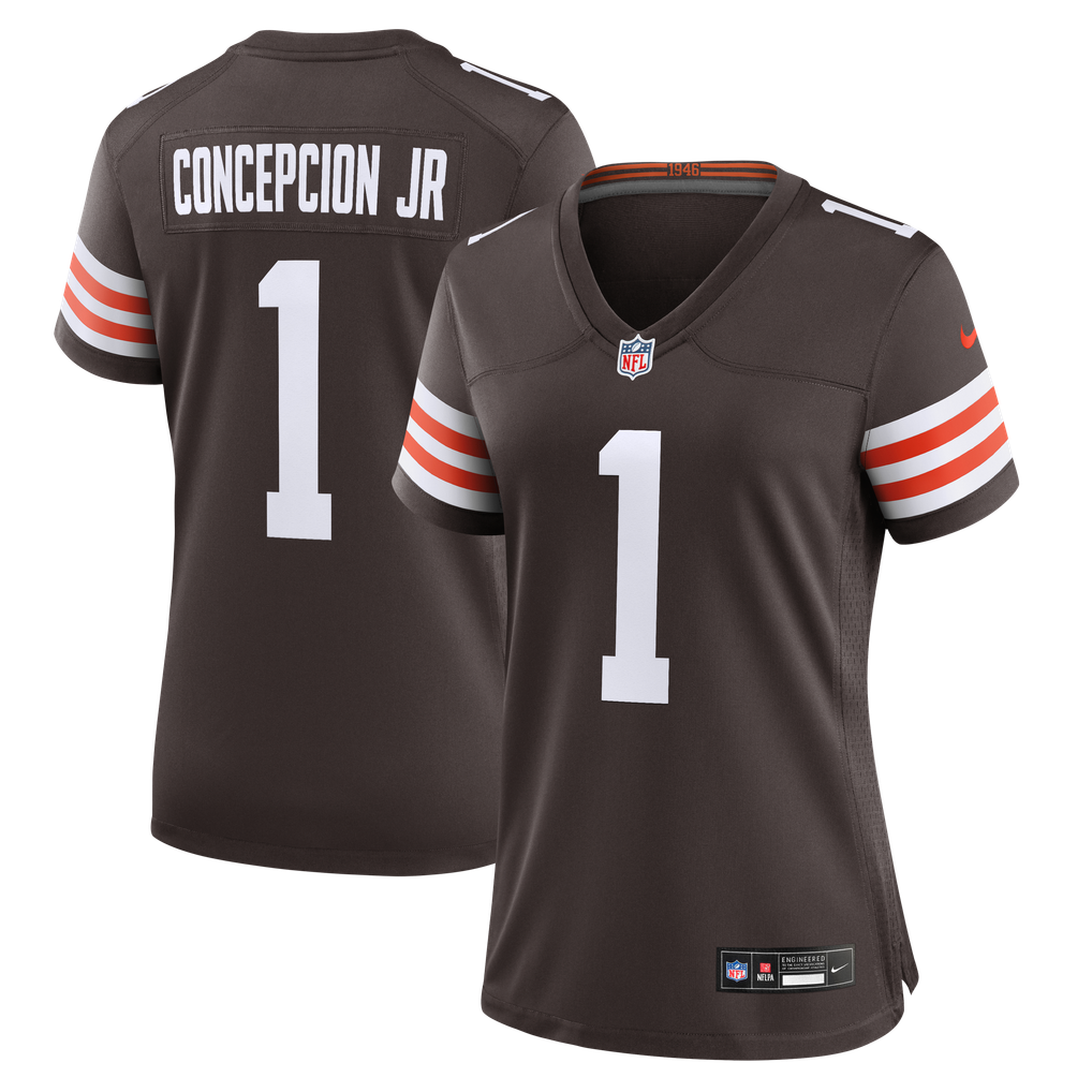 Women's Cleveland Browns KC Concepcion Jr. Nike Brown Team Game Jersey - Image 1