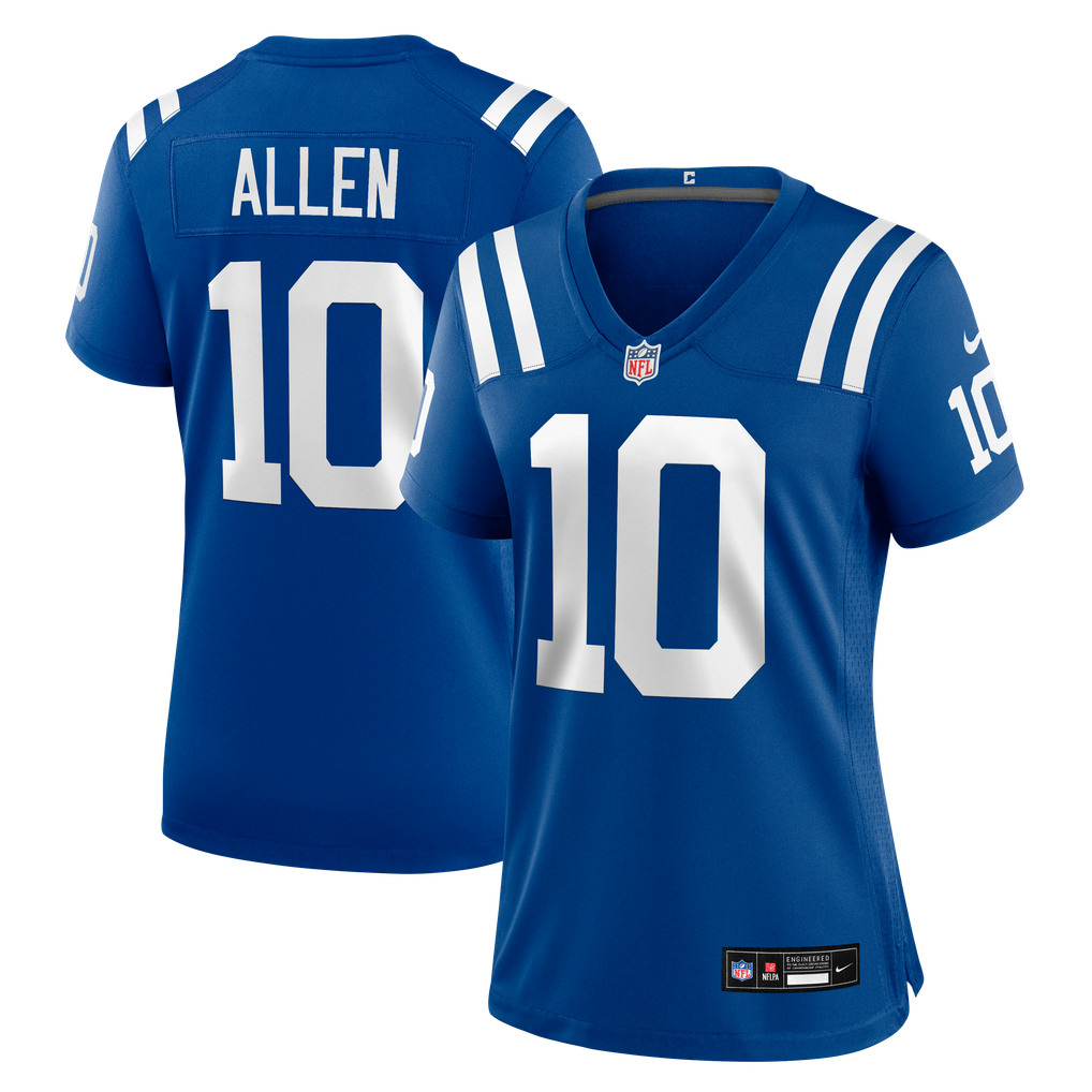 Women's Indianapolis Colts Keenan Allen Nike Royal Team Game Jersey - Image 1