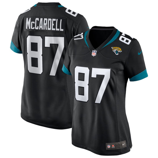 Women's Jacksonville Jaguars Keenan McCardell Nike Black Game Retired Player Jersey - Image 1