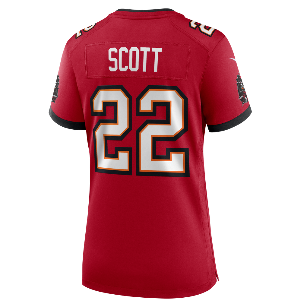 Women's Tampa Bay Buccaneers Keionte Scott Nike Red Team Game Jersey - Image 8