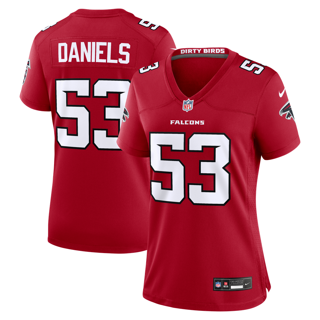 Women's Atlanta Falcons Kendal Daniels Nike Red Team Game Jersey