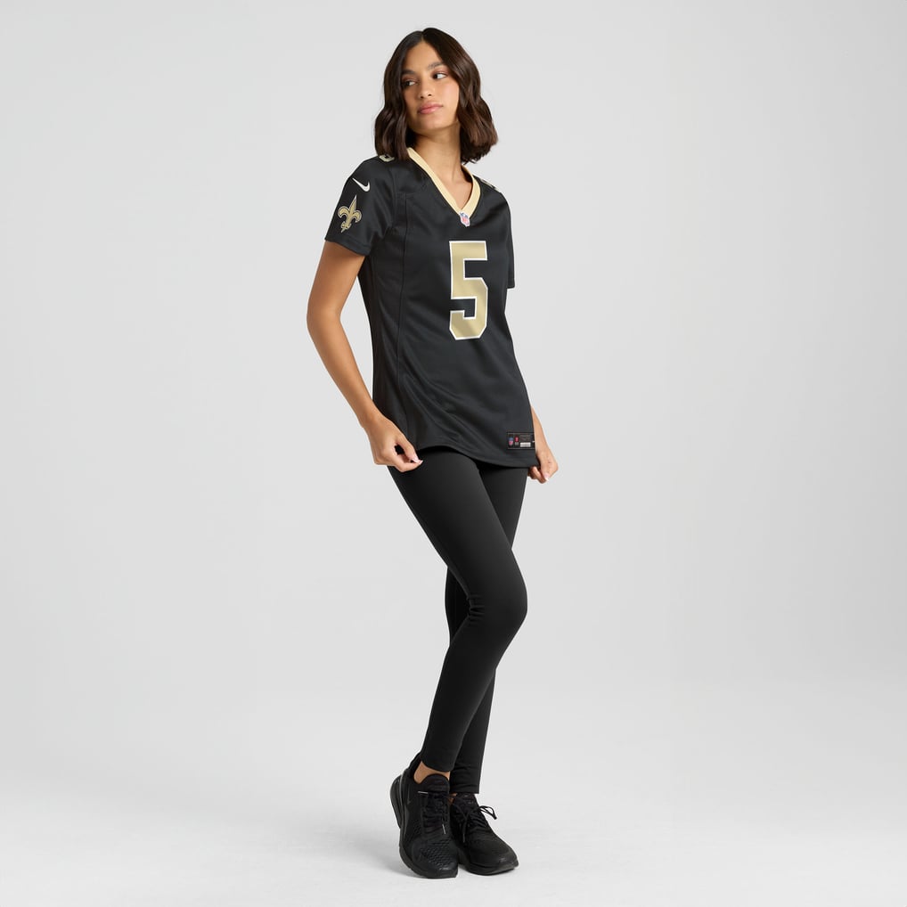 Women's New Orleans Saints Kendre Miller Nike  Black Team Game Jersey - Image 5