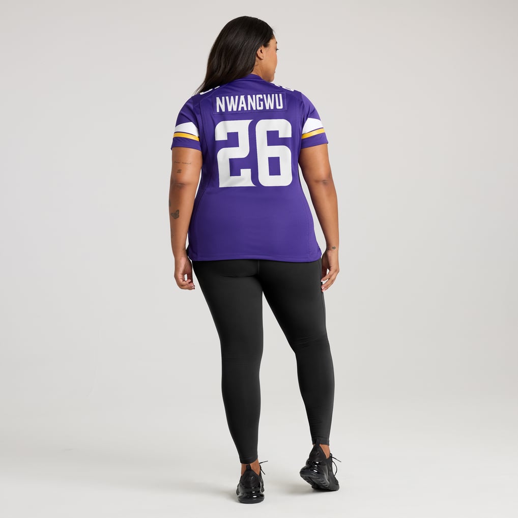 Women's Minnesota Vikings Kene Nwangwu Nike Purple Game Jersey - Image 8