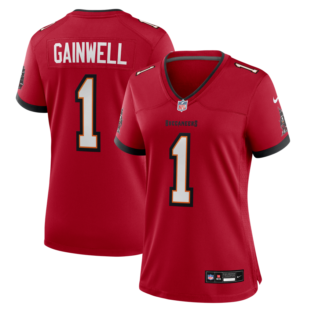 Women's Tampa Bay Buccaneers Kenneth Gainwell Nike  Red Team Game Jersey - Image 2