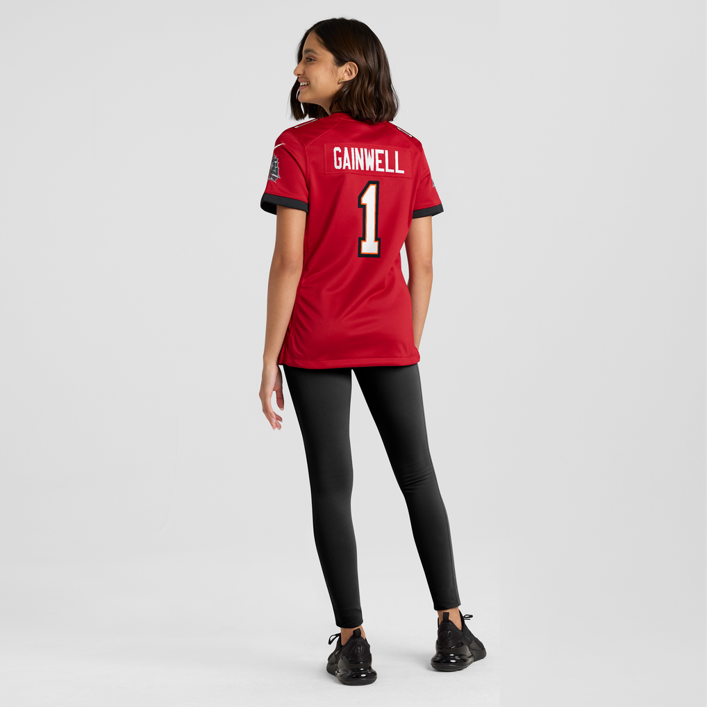 Women's Tampa Bay Buccaneers Kenneth Gainwell Nike  Red Team Game Jersey - Image 4