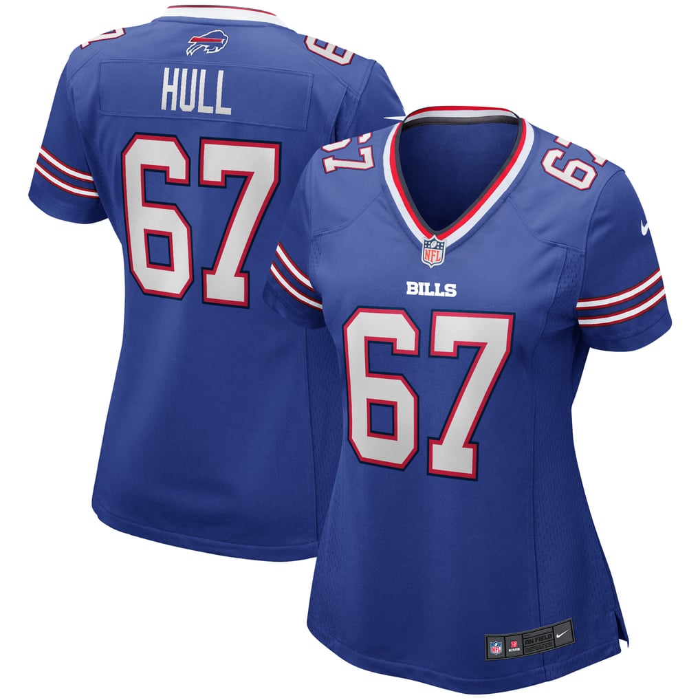 Women's Buffalo Bills Kent Hull Nike Royal Game Retired Player Jersey - Image 2