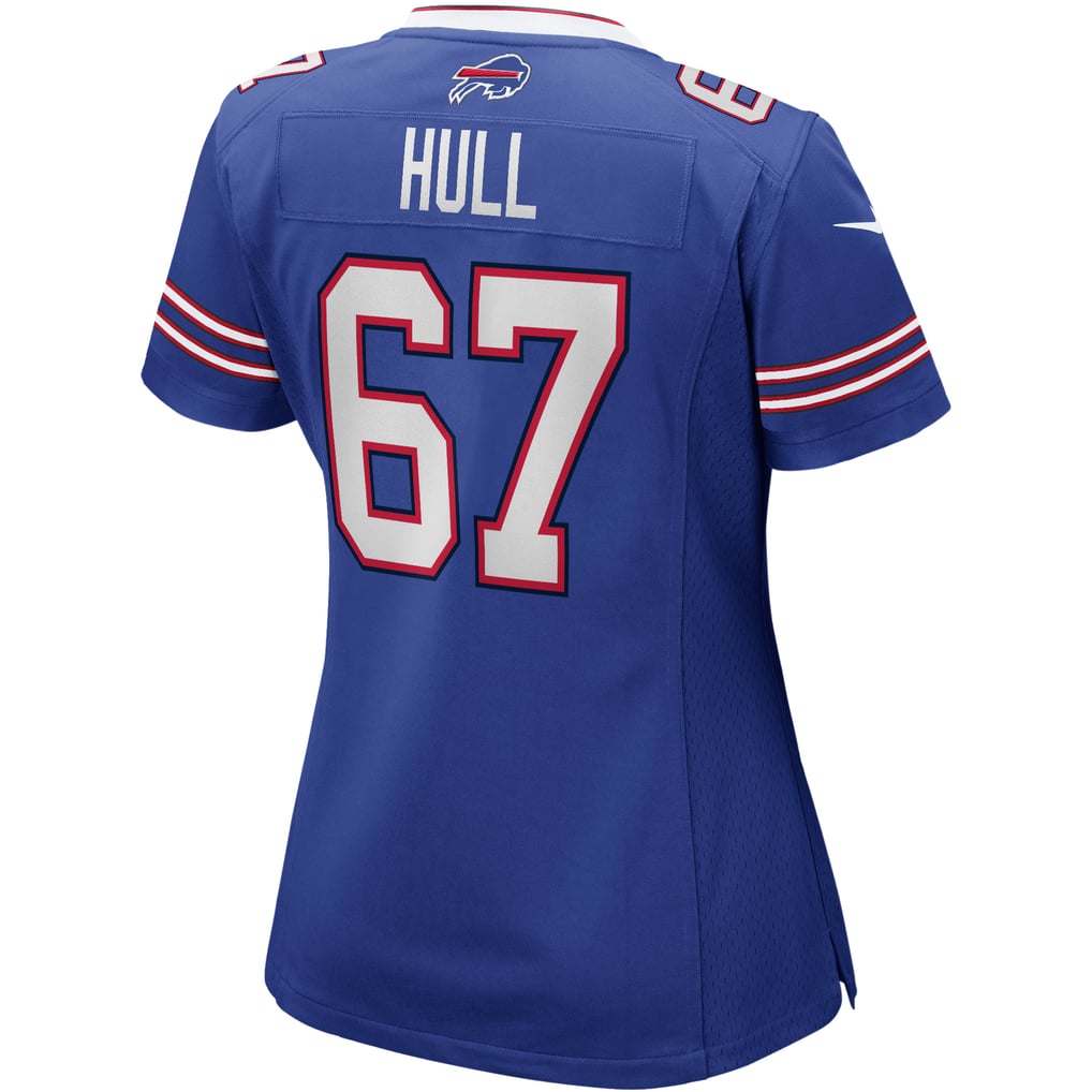 Women's Buffalo Bills Kent Hull Nike Royal Game Retired Player Jersey - Image 4