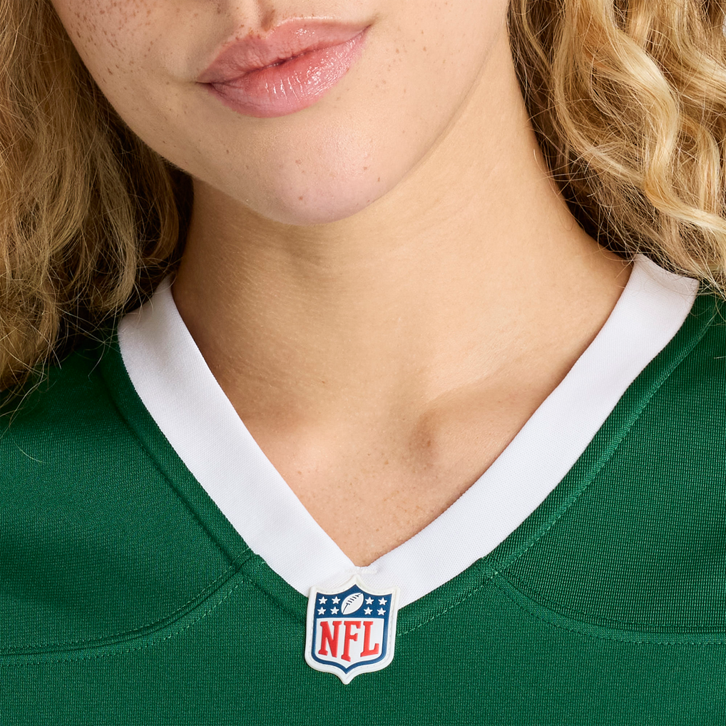 Women's New York Jets Kenyon Sadiq Nike Legacy Green Team Game Jersey - Image 9