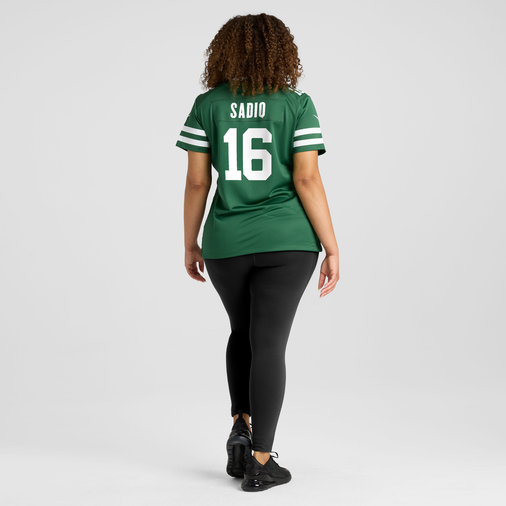 Women's New York Jets Kenyon Sadiq Nike Legacy Green Team Game Jersey - Image 6