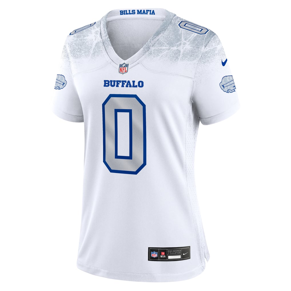 Women's Buffalo Bills Keon Coleman Nike White Rivalries Collection Game Jersey - Image 3