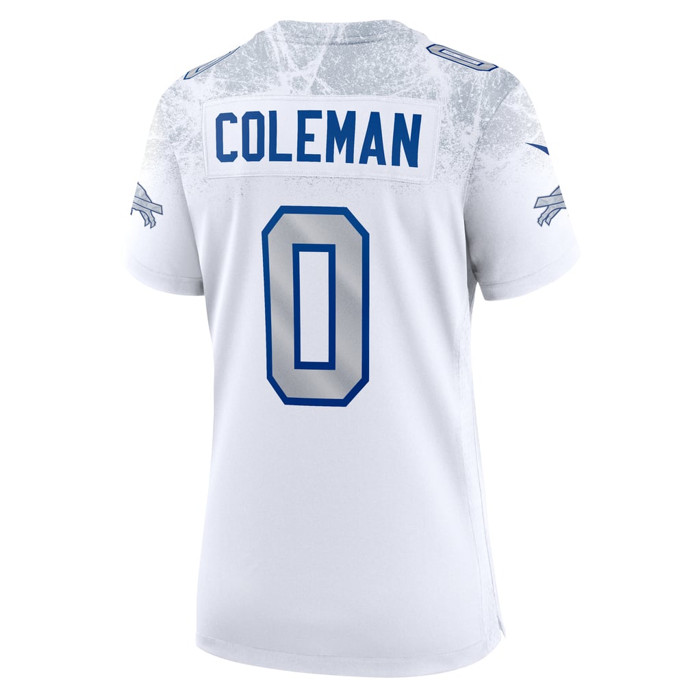 Women's Buffalo Bills Keon Coleman Nike White Rivalries Collection Game Jersey - Image 4