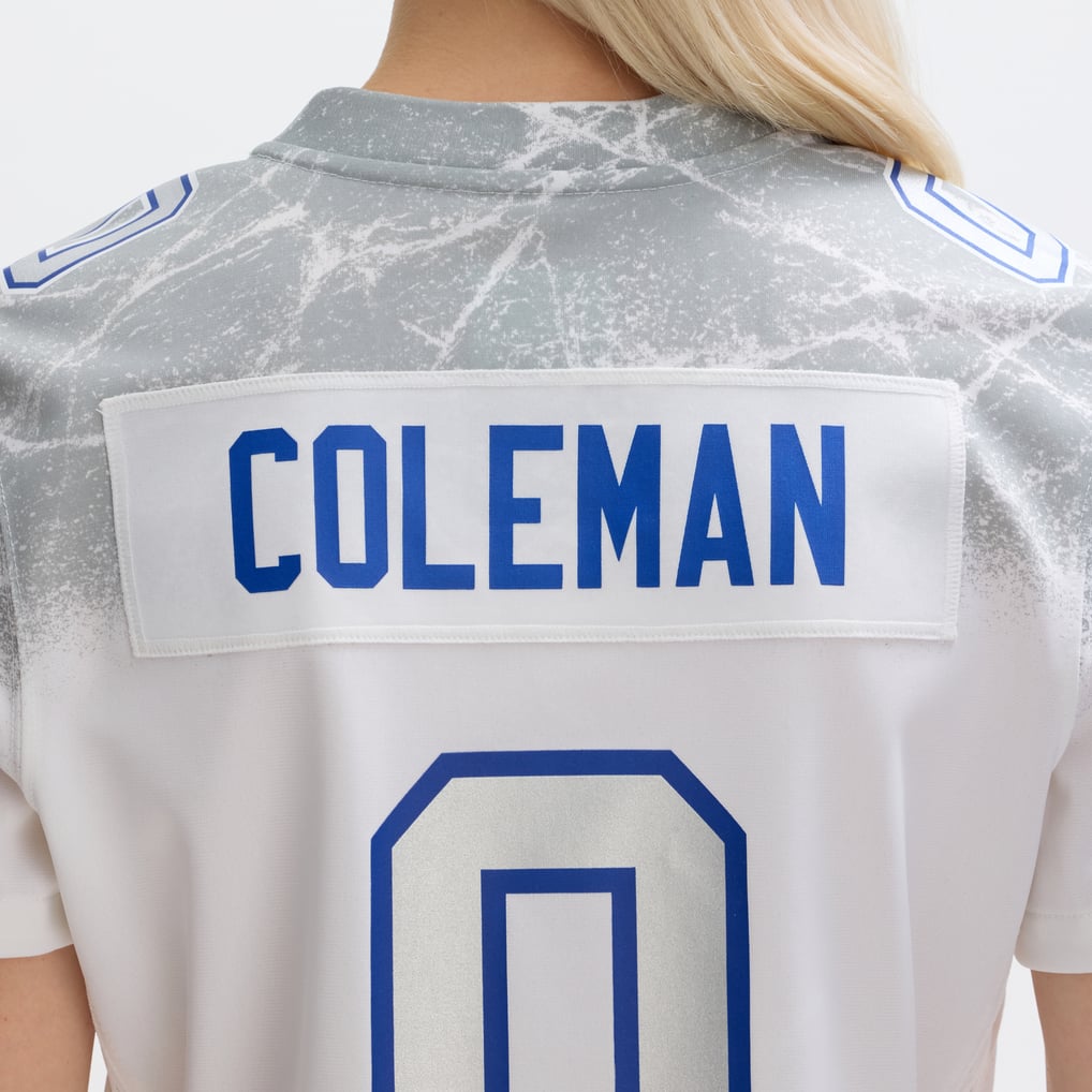 Women's Buffalo Bills Keon Coleman Nike White Rivalries Collection Game Jersey - Image 9