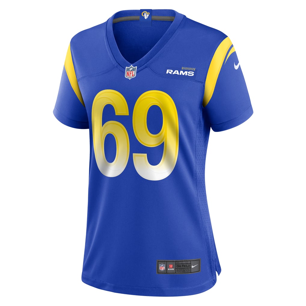 Women's Los Angeles Rams Kevin Dotson Nike  Royal  Game Jersey - Image 3
