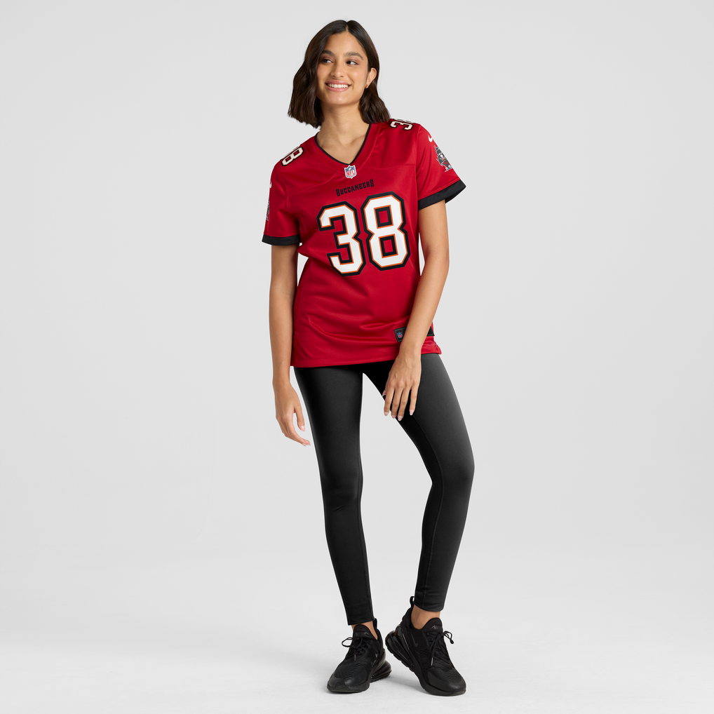 Women's Tampa Bay Buccaneers Kevin Knowles II Nike Red Team Game Jersey - Image 3