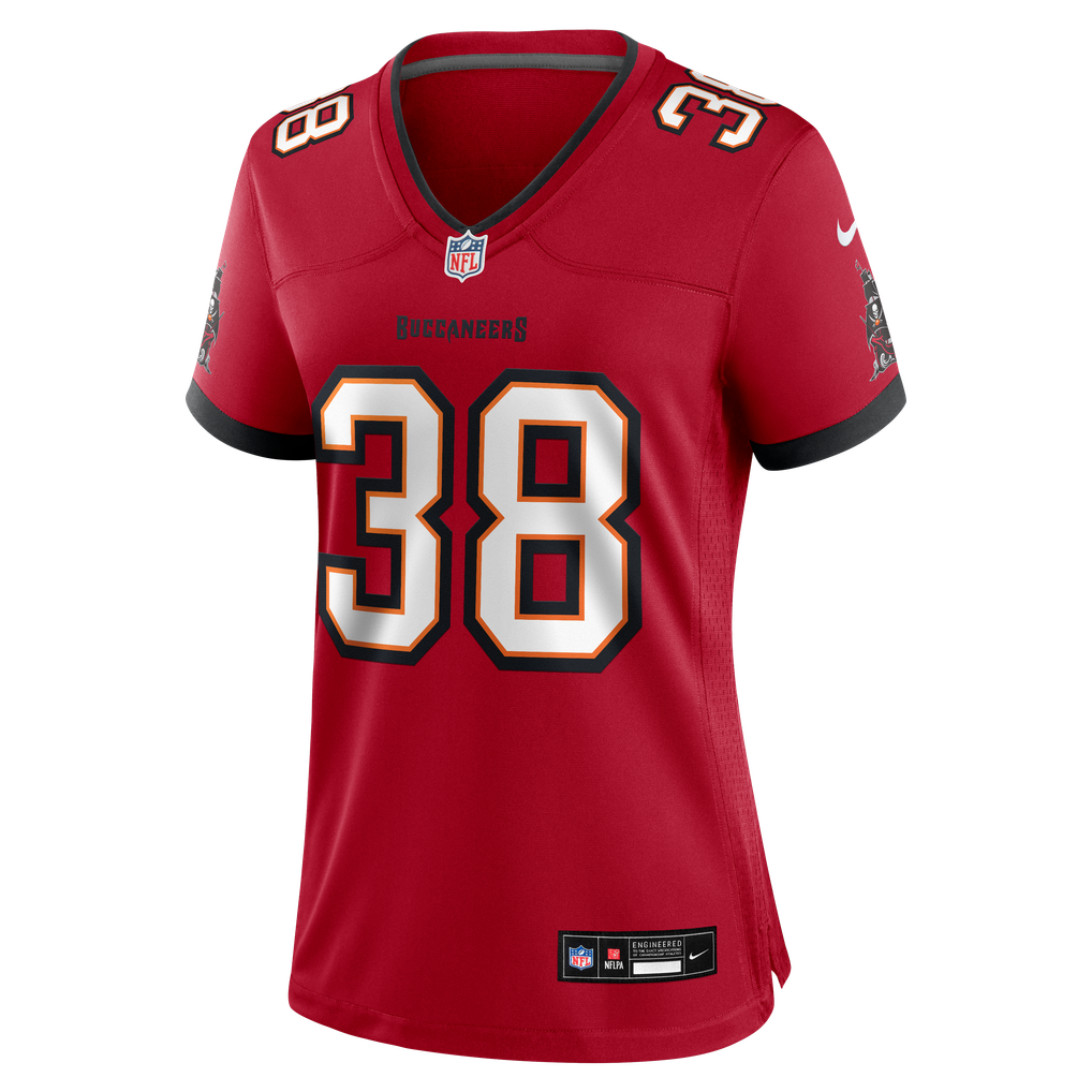 Women's Tampa Bay Buccaneers Kevin Knowles II Nike Red Team Game Jersey - Image 7