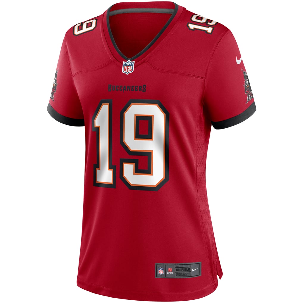 Women's Tampa Bay Buccaneers Keyshawn Johnson Nike Red Game Retired Player Jersey - Image 3