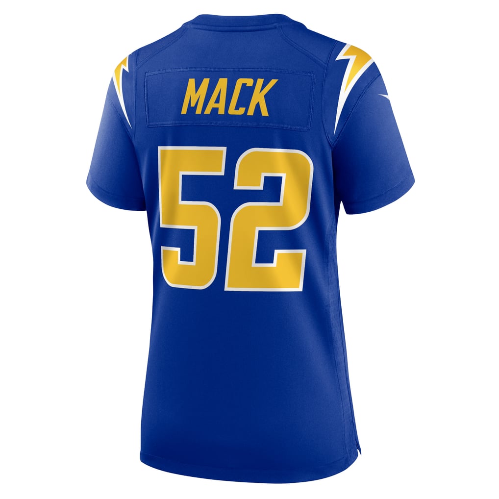 Women's Los Angeles Chargers Khalil Mack Nike Royal Alternate Game Jersey - Image 4
