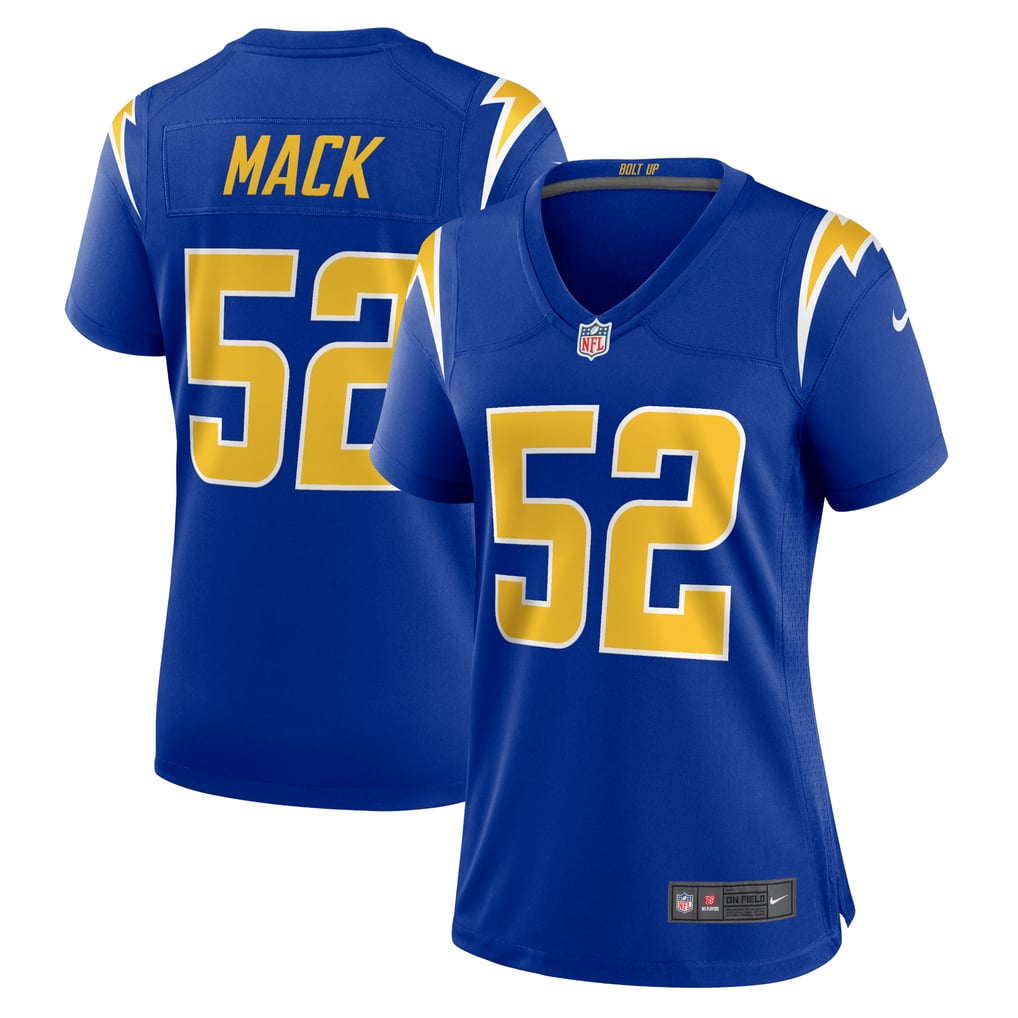Women's Los Angeles Chargers Khalil Mack Nike Royal Alternate Game Jersey - Image 1
