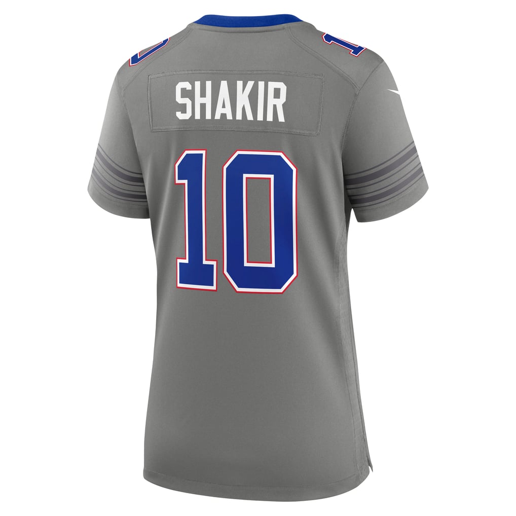 Women's Buffalo Bills Khalil Shakir Nike Gray Nickel City Game Jersey - Image 4