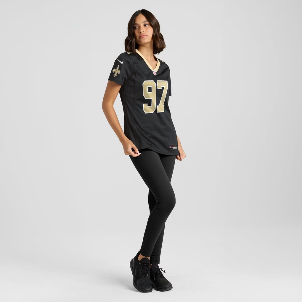 Women's New Orleans Saints Khristian Boyd Nike  Black  Game Jersey - Image 5