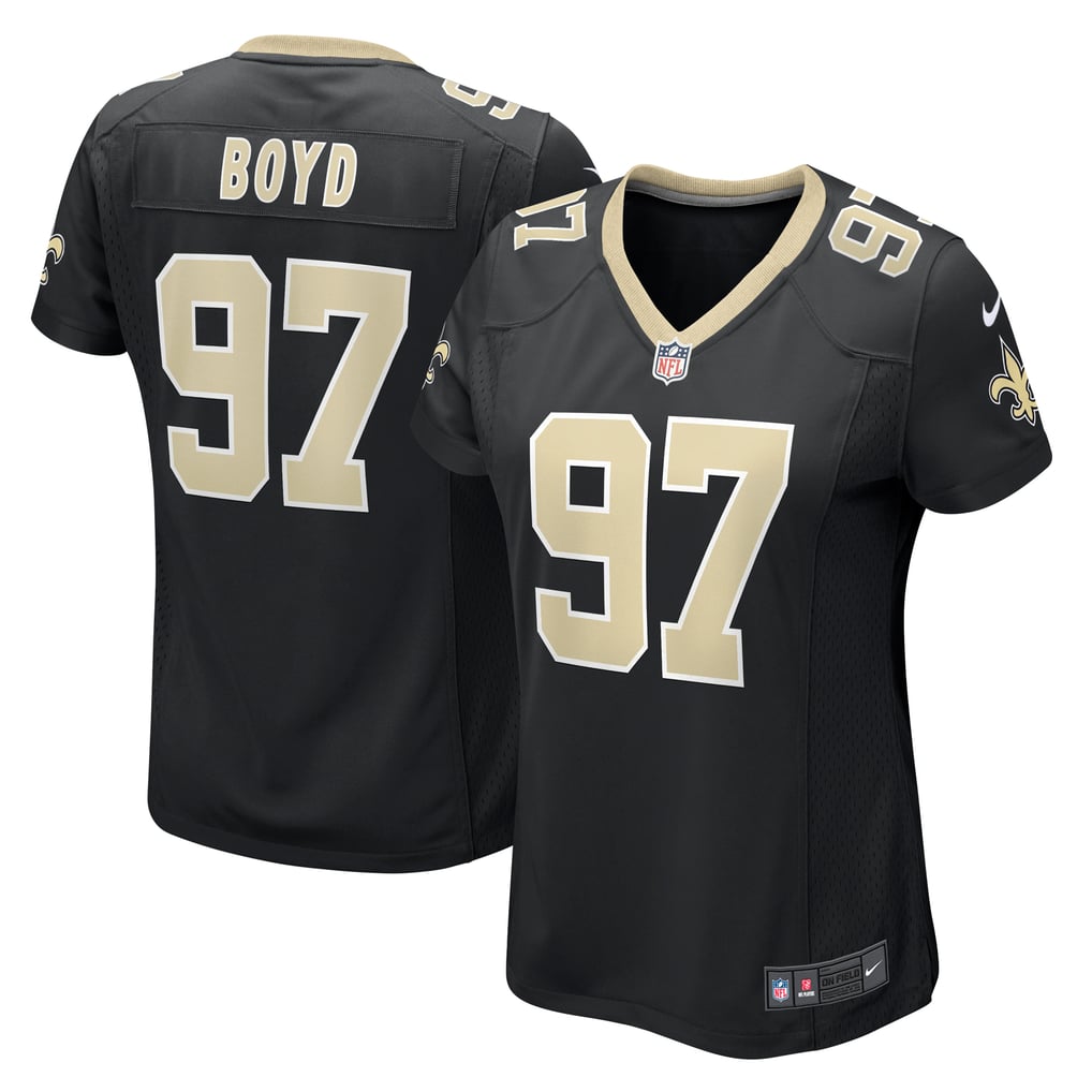 Women's New Orleans Saints Khristian Boyd Nike  Black  Game Jersey - Image 1