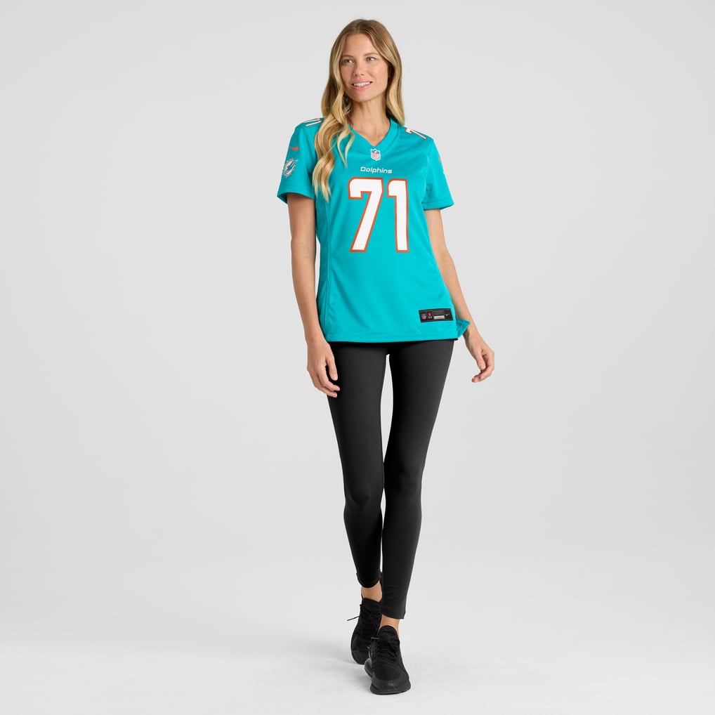 Women's Miami Dolphins Kion Smith Nike  Aqua  Game Jersey - Image 5