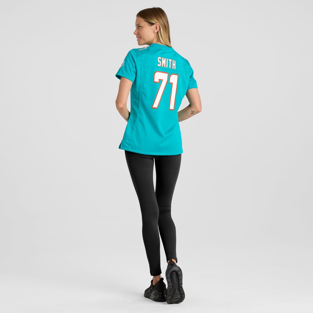 Women's Miami Dolphins Kion Smith Nike  Aqua  Game Jersey - Image 6