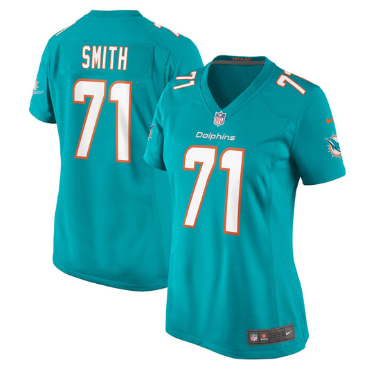 Women's Miami Dolphins Kion Smith Nike  Aqua  Game Jersey - Image 1