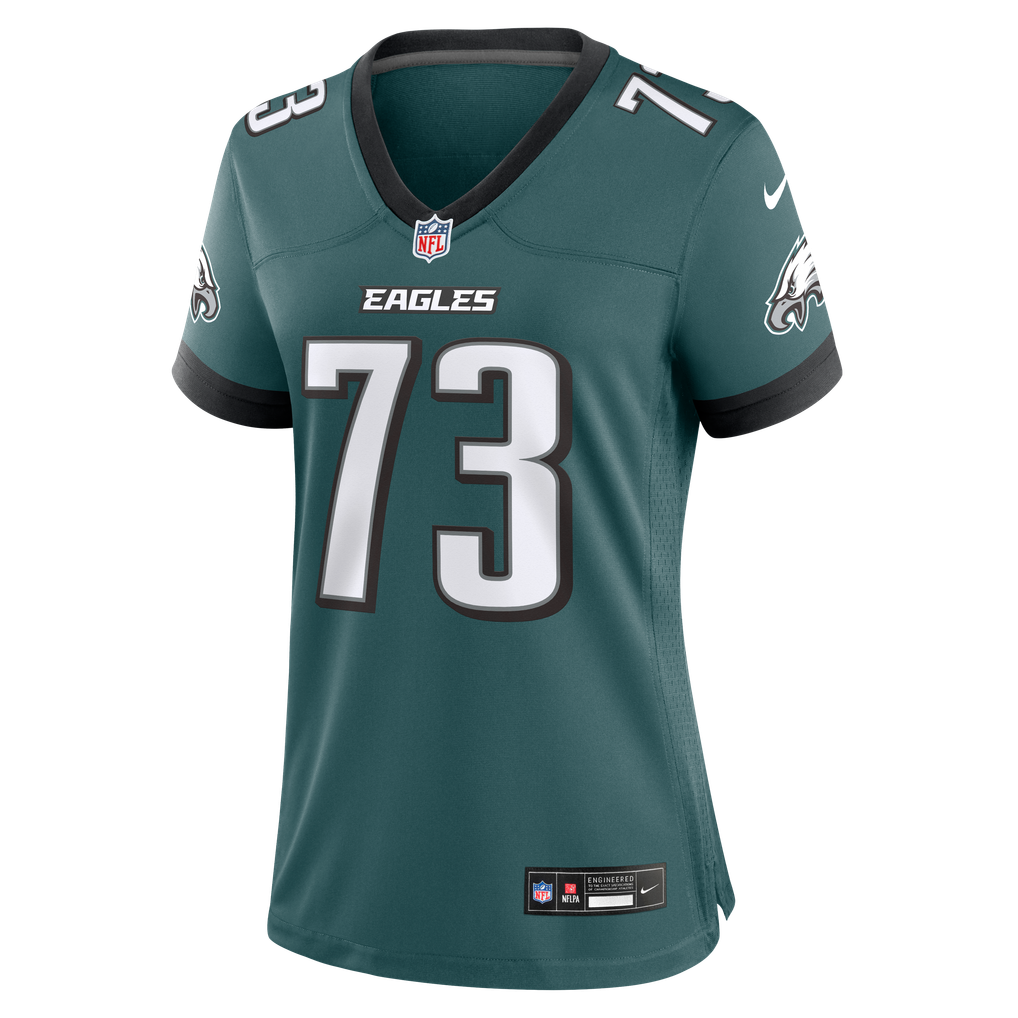 Women's Philadelphia Eagles Kiran Amegadjie Nike Midnight Green Team Game Jersey - Image 3