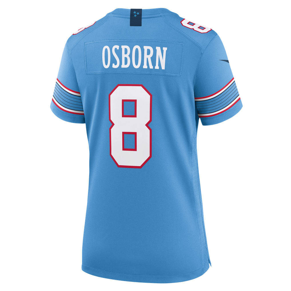 Women's Tennessee Titans K.J. Osborn Nike Light Blue Team Game Jersey - Image 4