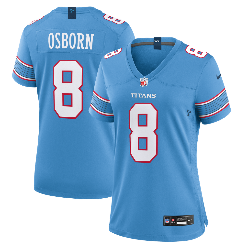 Women's Tennessee Titans K.J. Osborn Nike Light Blue Team Game Jersey - Image 1