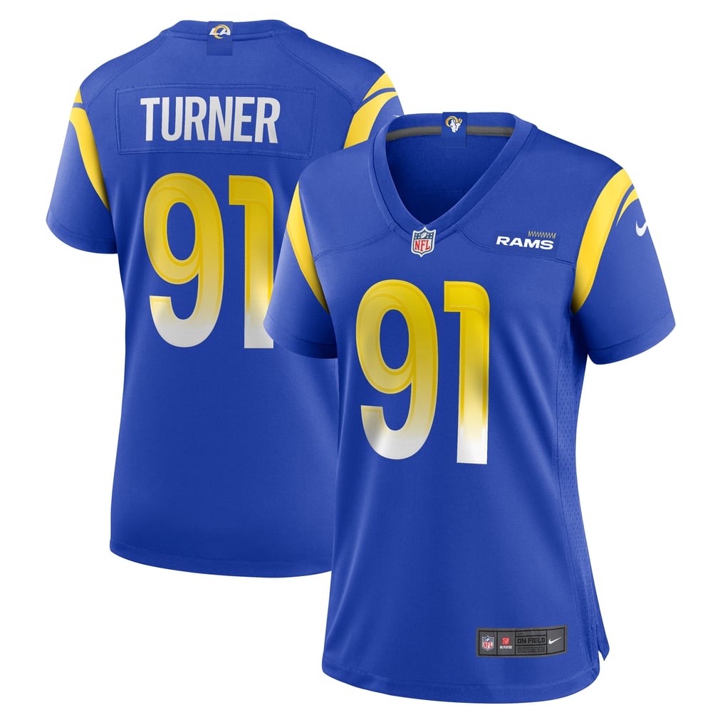 Women's Los Angeles Rams Kobie Turner Nike Royal Home Game Jersey - Image 2