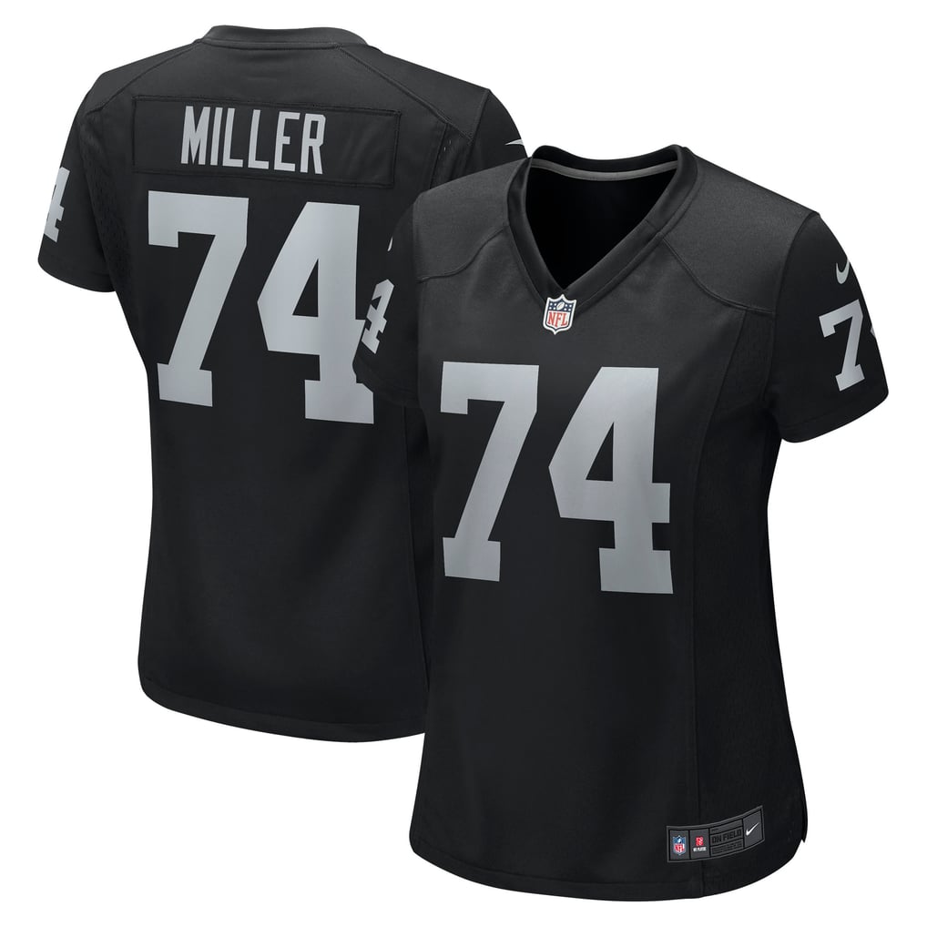 Women's Las Vegas Raiders Kolton Miller Nike Black Game Jersey - Image 2