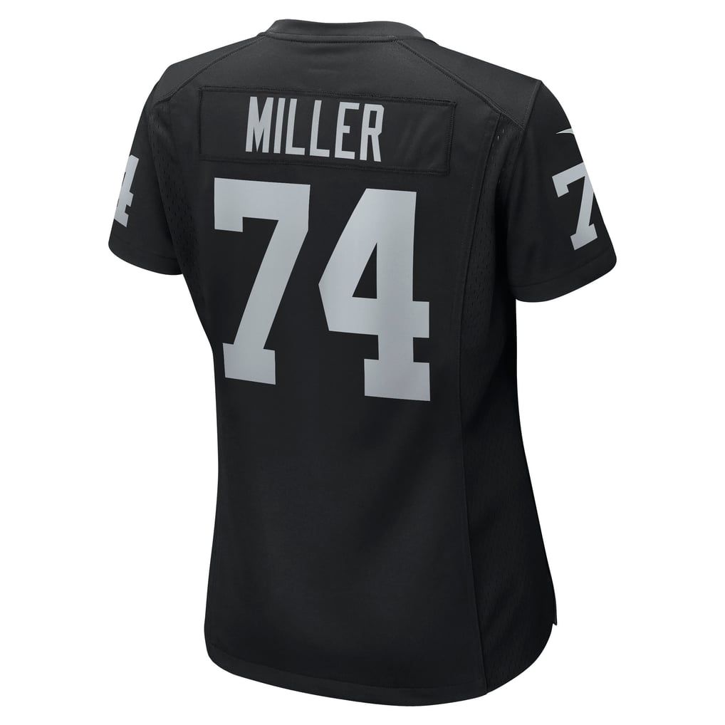 Women's Las Vegas Raiders Kolton Miller Nike Black Game Jersey - Image 4