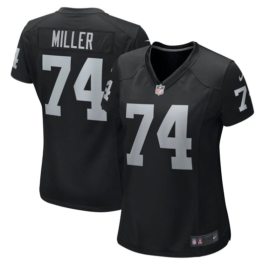 Women's Las Vegas Raiders Kolton Miller Nike Black Game Jersey - Image 1