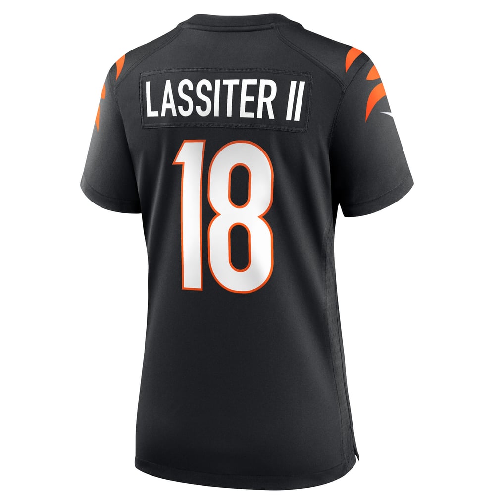 Women's Cincinnati Bengals Kwamie Lassiter II Nike Black Game Player Jersey - Image 4
