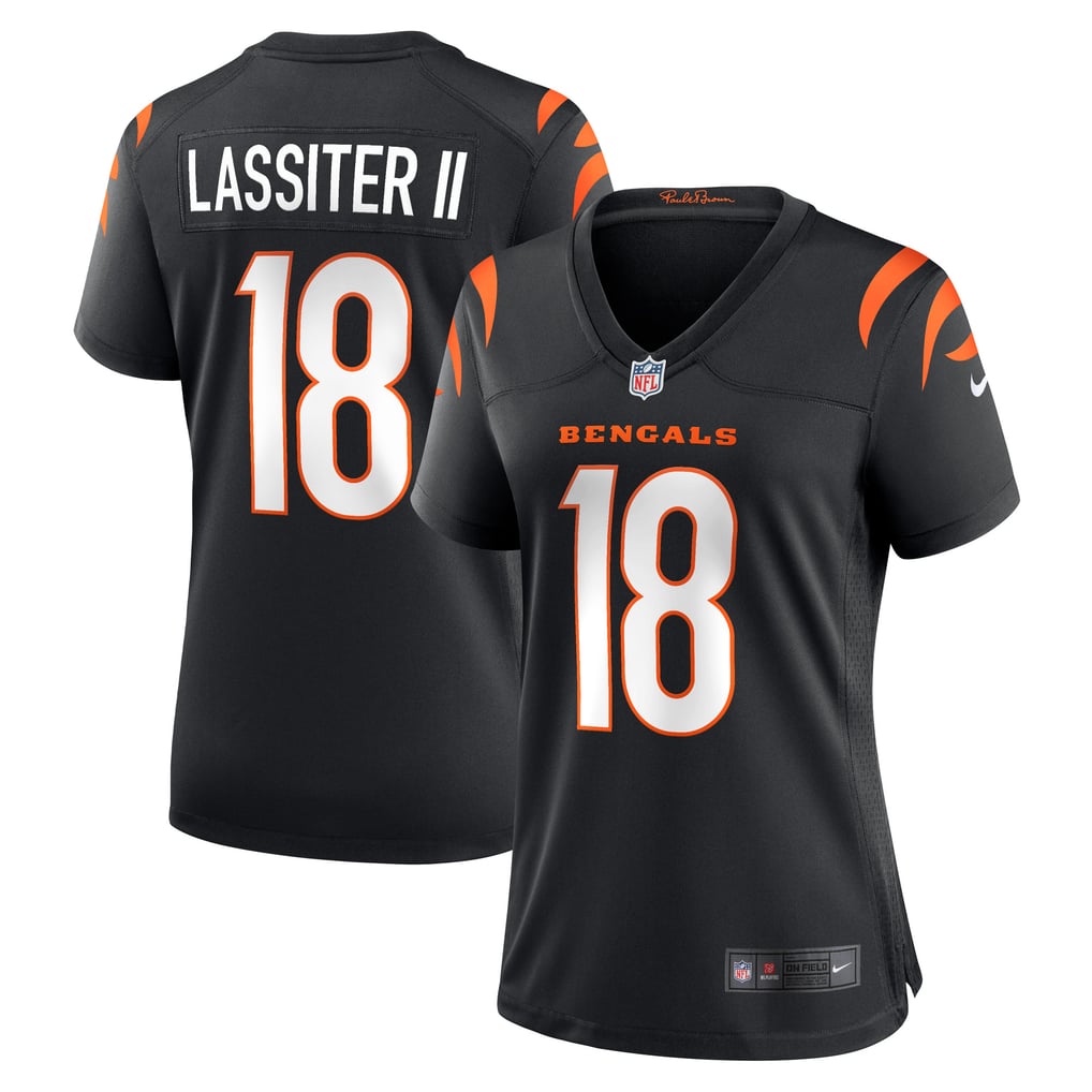Women's Cincinnati Bengals Kwamie Lassiter II Nike Black Game Player Jersey - Image 1