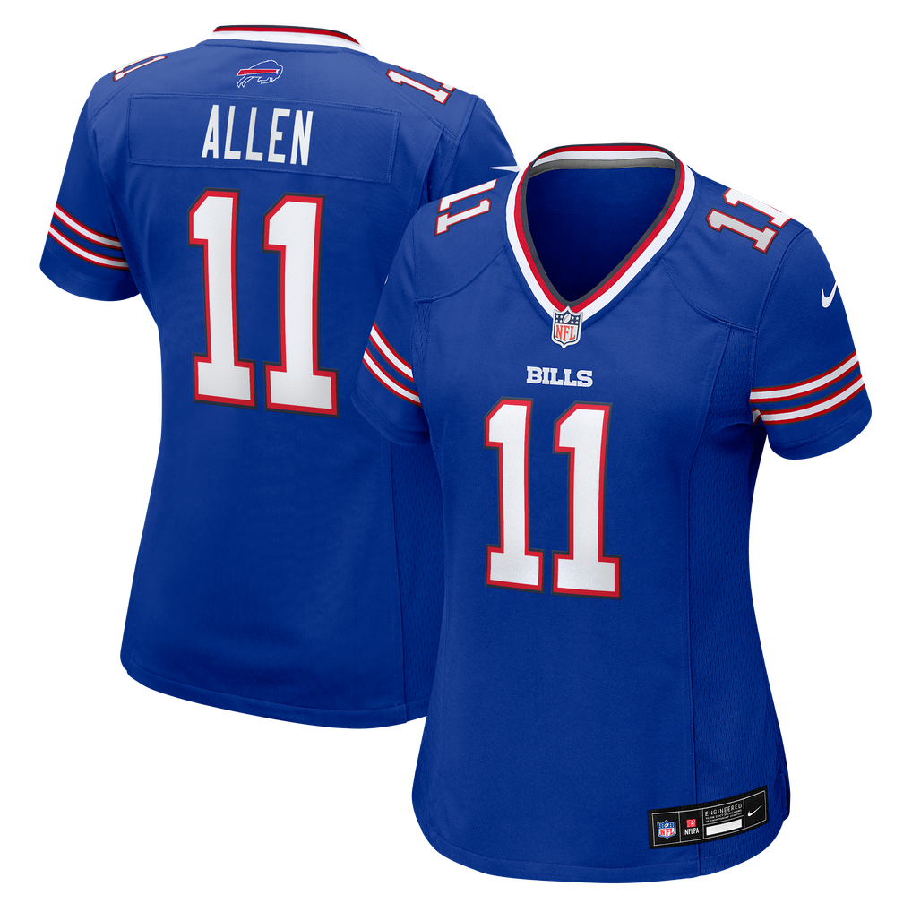 Women's Buffalo Bills Kyle Allen Nike Royal Team Game Jersey - Image 1