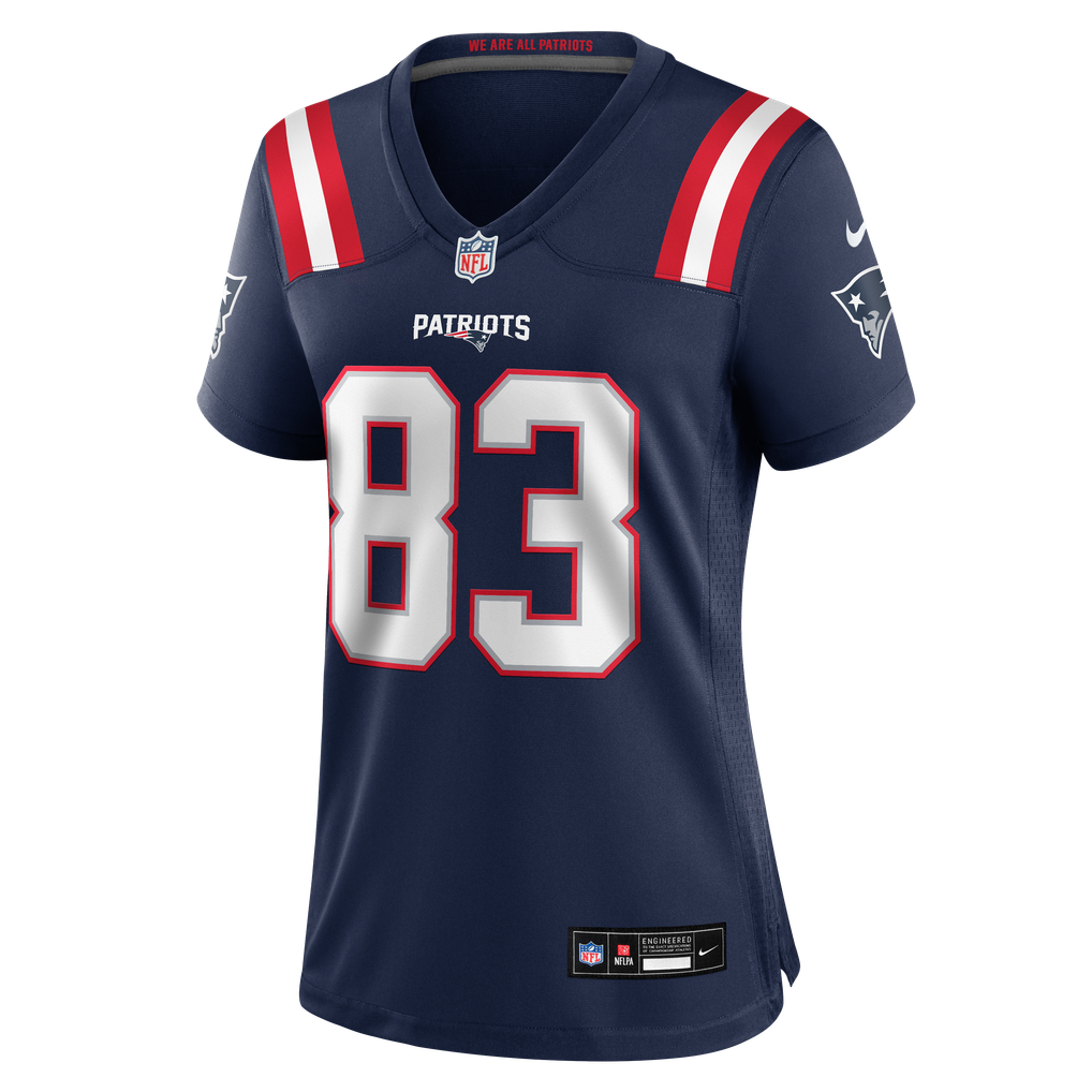 Women's New England Patriots Kyle Dixon Nike Navy Team Game Jersey - Image 7