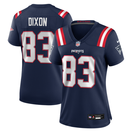 Women's New England Patriots Kyle Dixon Nike Navy Team Game Jersey - Image 1