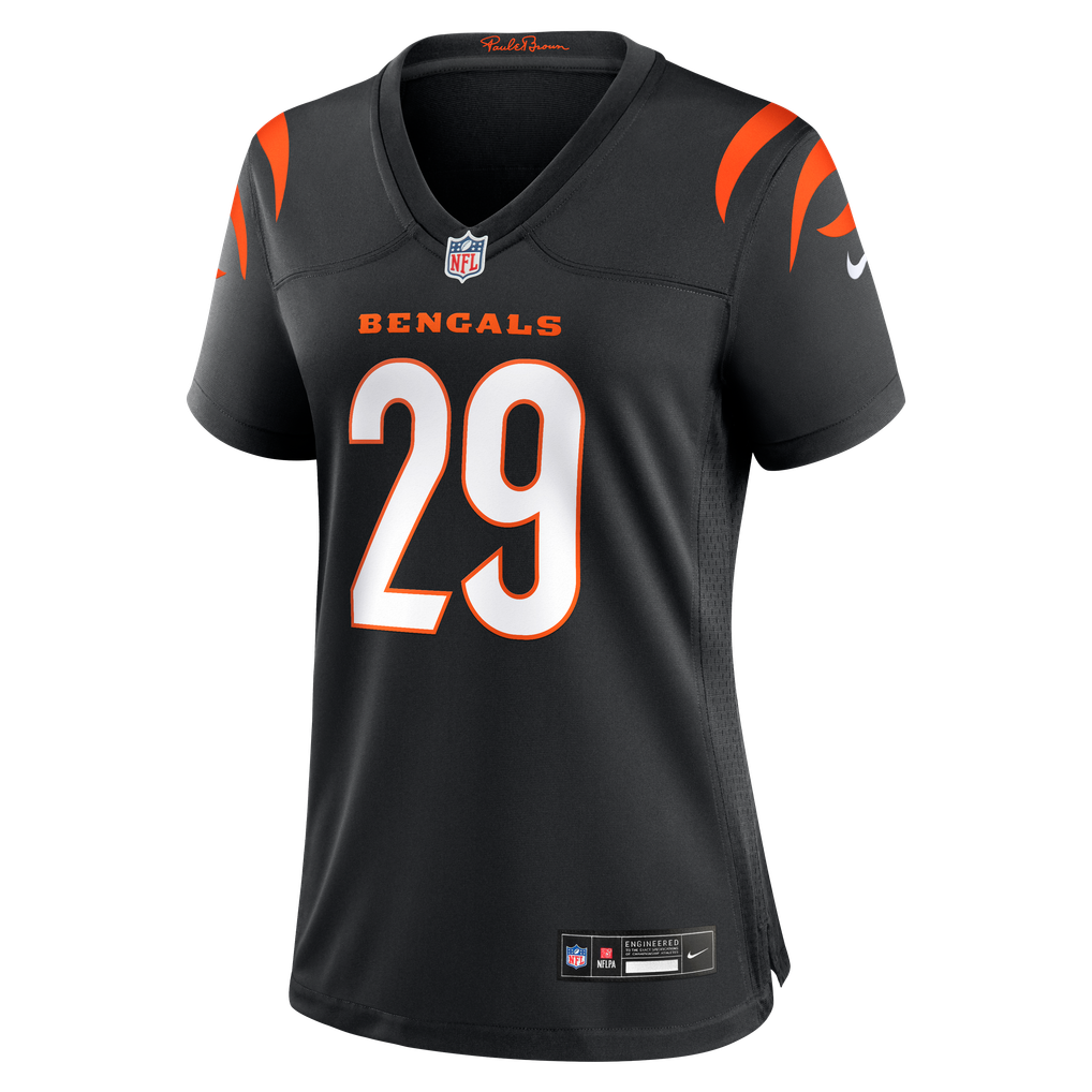 Women's Cincinnati Bengals Kyle Dugger Nike Black Team Game Jersey - Image 3